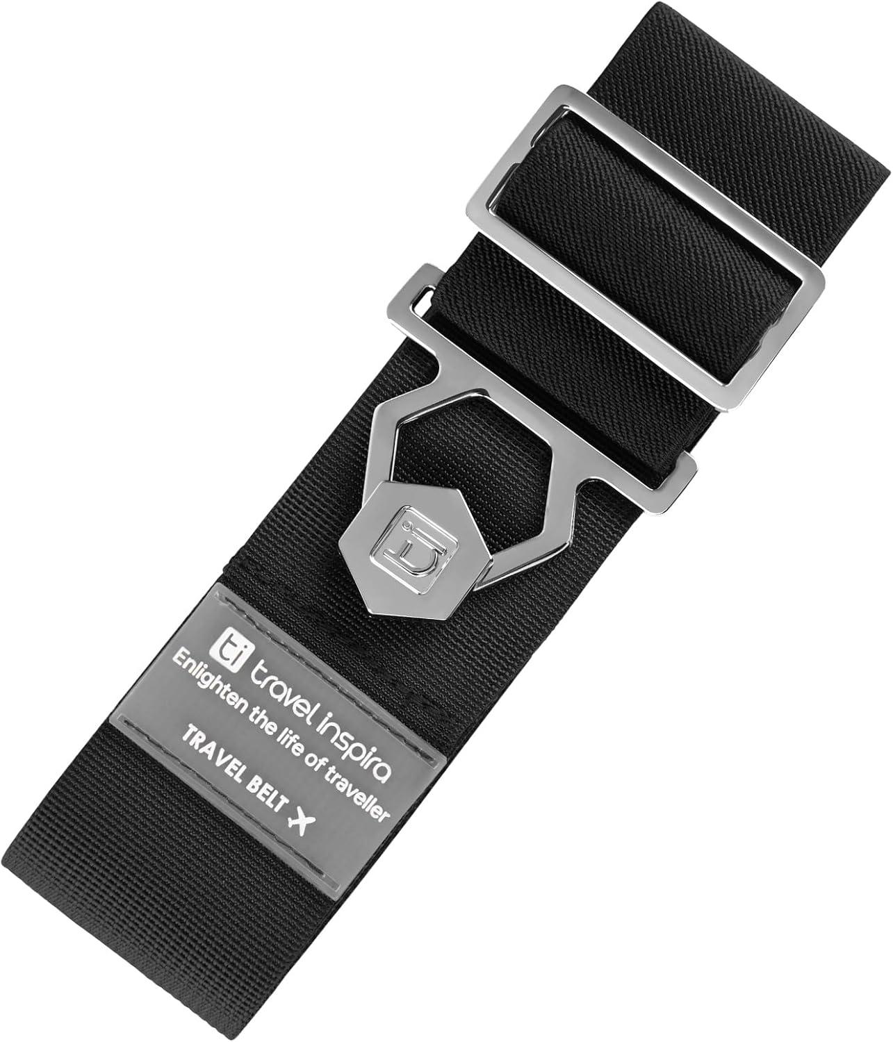 imageTravel Inspira Magnetic QuickRelease Travel Belt for Luggage Strap  HandsFree Lightens Load Secures Multiple Bags Adjustable ampamp Lightweight for Effortless TravelBlack03