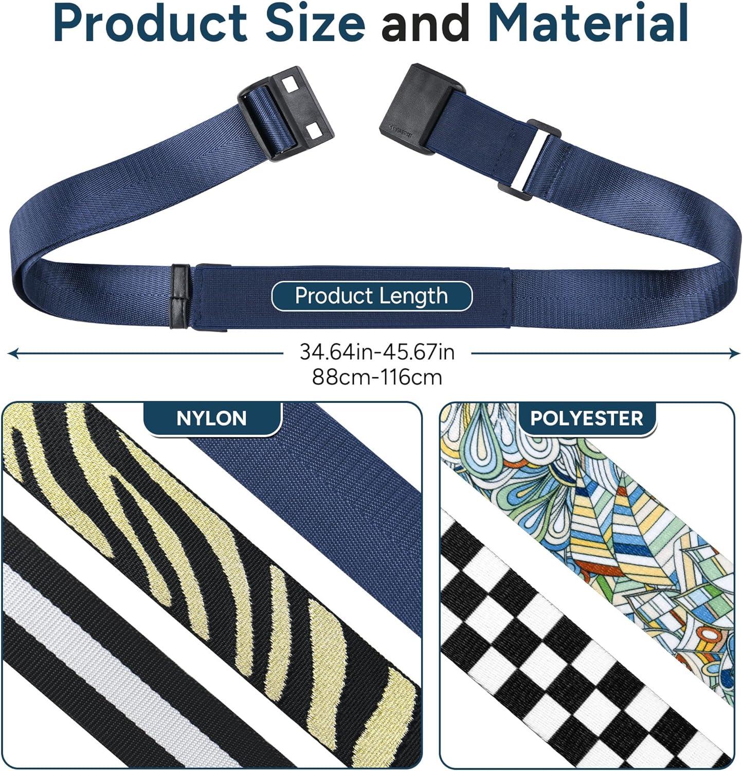 imageTravel Inspira Magnetic QuickRelease Travel Belt for Luggage Strap  HandsFree Lightens Load Secures Multiple Bags Adjustable ampamp Lightweight for Effortless TravelNavy Blue