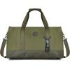 imageConvertible Garment Bag 2in1 Carry On Garment Duffle Weekender 45L with Extended Shoe Compartment Waterproof Nylon Hanging Hook for Travel Business Men Army GreenGreen