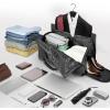 imageConvertible Garment Bag 2in1 Carry On Garment Duffle Weekender 45L with Extended Shoe Compartment Waterproof Nylon Hanging Hook for Travel Business Men Army GreenGrey