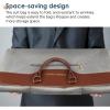 imageConvertible Garment Bag 2in1 Carry On Garment Duffle Weekender 45L with Extended Shoe Compartment Waterproof Nylon Hanging Hook for Travel Business Men Army GreenPU Grey
