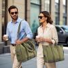 imageLaptop Tote Bag Handbag with TopHandle ampamp Detachable Shoulder Strap MultiPocket Crossbody Computer BagsGreen Large