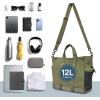 imageLaptop Tote Bag Handbag with TopHandle ampamp Detachable Shoulder Strap MultiPocket Crossbody Computer BagsGreen Medium