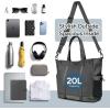 imageLaptop Tote Bag Handbag with TopHandle ampamp Detachable Shoulder Strap MultiPocket Crossbody Computer BagsGrey Large
