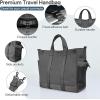 imageLaptop Tote Bag Handbag with TopHandle ampamp Detachable Shoulder Strap MultiPocket Crossbody Computer BagsGrey Medium