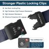 imageTravel Inspira Luggage Straps for Suitcases Travel Belt for Luggage TSA Approved Luggage Straps Suitcase Straps 3Dial Combination Locks Adjustable Suitcase Belt QuickRelease Buckle Orangenavy blue