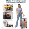 imageTravel Inspira Luggage Straps for Suitcases Travel Belt for Luggage TSA Approved Luggage Straps Suitcase Straps 3Dial Combination Locks Adjustable Suitcase Belt QuickRelease Buckle Orangeorange