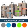 imageTravel Inspira Luggage Straps for Suitcases Travel Belt for Luggage TSA Approved Luggage Straps Suitcase Straps 3Dial Combination Locks Adjustable Suitcase Belt QuickRelease Buckle Orangeorange