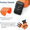 imageTravel Inspira Luggage Straps for Suitcases Travel Belt for Luggage TSA Approved Luggage Straps Suitcase Straps 3Dial Combination Locks Adjustable Suitcase Belt QuickRelease Buckle Orangeorange
