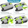 imageTravel Inspira Luggage Straps for Suitcases Travel Belt for Luggage TSA Approved Luggage Straps Suitcase Straps 3Dial Combination Locks Adjustable Suitcase Belt QuickRelease Buckle Orangegreen