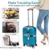 imageTravel Inspira Luggage Straps for Suitcases Travel Belt for Luggage TSA Approved Luggage Straps Suitcase Straps 3Dial Combination Locks Adjustable Suitcase Belt QuickRelease Buckle Orangegray