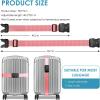imageTravel Inspira Luggage Straps for Suitcases with TSA Lock Protect Your Luggage AntiBurst High Visibility Color Easy to Identify Luggage Adjustable Heavy Duty Belt for 2032 Inch SuitcasesPink