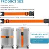 imageTravel Inspira Luggage Straps for Suitcases with TSA Lock Protect Your Luggage AntiBurst High Visibility Color Easy to Identify Luggage Adjustable Heavy Duty Belt for 2032 Inch SuitcasesOrange