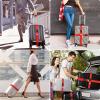 imageTravel Inspira Luggage Straps for Suitcases with TSA Lock Protect Your Luggage AntiBurst High Visibility Color Easy to Identify Luggage Adjustable Heavy Duty Belt for 2032 Inch SuitcasesRed4P