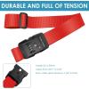 imageTravel Inspira Luggage Straps for Suitcases with TSA Lock Protect Your Luggage AntiBurst High Visibility Color Easy to Identify Luggage Adjustable Heavy Duty Belt for 2032 Inch SuitcasesRed