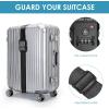imageTravel Inspira Luggage Straps for Suitcases with TSA Lock Protect Your Luggage AntiBurst High Visibility Color Easy to Identify Luggage Adjustable Heavy Duty Belt for 2032 Inch SuitcasesBlack