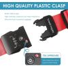 imageTravel Inspira Luggage Straps for Suitcases with TSA Lock Protect Your Luggage AntiBurst High Visibility Color Easy to Identify Luggage Adjustable Heavy Duty Belt for 2032 Inch SuitcasesCross Red