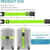 imageTravel Inspira Luggage Straps for Suitcases with TSA Lock Protect Your Luggage AntiBurst High Visibility Color Easy to Identify Luggage Adjustable Heavy Duty Belt for 2032 Inch SuitcasesFluorescent Green