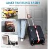 imageTravel Inspira Luggage Straps for Suitcases with TSA Lock Protect Your Luggage AntiBurst High Visibility Color Easy to Identify Luggage Adjustable Heavy Duty Belt for 2032 Inch SuitcasesPink