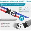 imageTravel Inspira Luggage Straps for Suitcases with TSA Lock Protect Your Luggage AntiBurst High Visibility Color Easy to Identify Luggage Adjustable Heavy Duty Belt for 2032 Inch SuitcasesRed White Blue