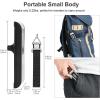 imagetravel inspira Luggage Scale Portable Digital Hanging Baggage Scale for Travel Suitcase Weight Scale with Rubber Paint 110 Pounds Battery IncludedBlack Stainless steel