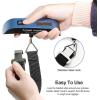 imagetravel inspira Luggage Scale Portable Digital Hanging Baggage Scale for Travel Suitcase Weight Scale with Rubber Paint 110 Pounds Battery IncludedBlue