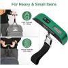 imagetravel inspira Luggage Scale Portable Digital Hanging Baggage Scale for Travel Suitcase Weight Scale with Rubber Paint 110 Pounds Battery IncludedGreen