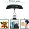 imagetravel inspira Luggage Scale Portable Digital Hanging Baggage Scale for Travel Suitcase Weight Scale with Rubber Paint 110 Pounds Battery IncludedGreen