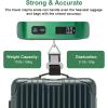 imagetravel inspira Luggage Scale Portable Digital Hanging Baggage Scale for Travel Suitcase Weight Scale with Rubber Paint 110 Pounds Battery IncludedGreen