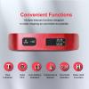 imagetravel inspira Luggage Scale Portable Digital Hanging Baggage Scale for Travel Suitcase Weight Scale with Rubber Paint 110 Pounds Battery IncludedRed