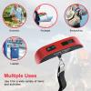 imagetravel inspira Luggage Scale Portable Digital Hanging Baggage Scale for Travel Suitcase Weight Scale with Rubber Paint 110 Pounds Battery IncludedRed