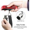 imagetravel inspira Luggage Scale Portable Digital Hanging Baggage Scale for Travel Suitcase Weight Scale with Rubber Paint 110 Pounds Battery IncludedRed
