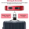 imagetravel inspira Luggage Scale Portable Digital Hanging Baggage Scale for Travel Suitcase Weight Scale with Rubber Paint 110 Pounds Battery IncludedRed