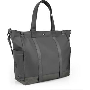 imageLaptop Tote Bag Handbag with TopHandle ampamp Detachable Shoulder Strap MultiPocket Crossbody Computer BagsGrey Large