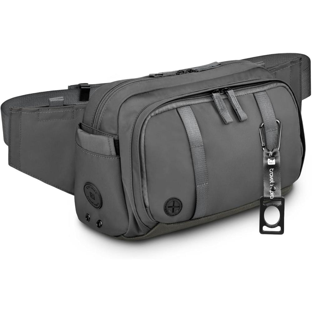 imagetravel inspira waist Pack Bag Fanny Pack for MenampampWomen Hip Bum Bag with Adjustable Strap for Outdoors GreyGrey
