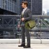 imageExpandable Messenger Bag Fit 16quot Laptop for Men Women Work College Office ComputerGreen