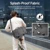 imageExpandable Messenger Bag Fit 16quot Laptop for Men Women Work College Office ComputerGrey