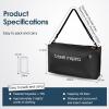 imageVacuum Compression Bags IP67 Waterproof with Shoulder Strap Reusable Travel Space Saver for Carry On Suitcases and BackpackBlack1PCWith Pump