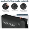 imageVacuum Compression Bags IP67 Waterproof with Shoulder Strap Reusable Travel Space Saver for Carry On Suitcases and BackpackBlack1PCWith Pump
