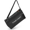imageVacuum Compression Bags IP67 Waterproof with Shoulder Strap Reusable Travel Space Saver for Carry On Suitcases and BackpackBlack1PCNo Pump