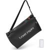 imageVacuum Compression Bags IP67 Waterproof with Shoulder Strap Reusable Travel Space Saver for Carry On Suitcases and BackpackBlack1PCWith Pump