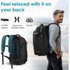imagetravel inspira Backpack for Travel 60L Expandable Vacuum Backpack with Electric Vacuum Pump WaterResistant ampamp TSA AntiTheft for Airplane Vacuum Seal Compression AirSeal Bag for Travel