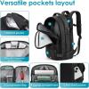 imagetravel inspira Backpack for Travel 60L Expandable Vacuum Backpack with Electric Vacuum Pump WaterResistant ampamp TSA AntiTheft for Airplane Vacuum Seal Compression AirSeal Bag for Travel
