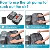 imagetravel inspira Backpack for Travel 60L Expandable Vacuum Backpack with Electric Vacuum Pump WaterResistant ampamp TSA AntiTheft for Airplane Vacuum Seal Compression AirSeal Bag for Travel
