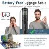 imagetravel inspira Luggage Scale BatteryFree Travel Essentials Portable Handheld Digital Suitcase Weight Scale for for Travel Accessories 110lbs50kg Dark BlueBlack