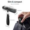 imagetravel inspira Luggage Scale BatteryFree Travel Essentials Portable Handheld Digital Suitcase Weight Scale for for Travel Accessories 110lbs50kg Dark BlueBlack