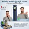 imagetravel inspira Luggage Scale BatteryFree Travel Essentials Portable Handheld Digital Suitcase Weight Scale for for Travel Accessories 110lbs50kg Dark BlueBlueLarge Handle