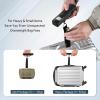 imagetravel inspira Luggage Scale BatteryFree Travel Essentials Portable Handheld Digital Suitcase Weight Scale for for Travel Accessories 110lbs50kg Dark BlueBlackLarge Handle