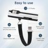 imagetravel inspira Luggage Scale BatteryFree Travel Essentials Portable Handheld Digital Suitcase Weight Scale for for Travel Accessories 110lbs50kg Dark BlueWhiteLarge Handle