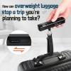 imagetravel inspira Luggage Scale BatteryFree Travel Essentials Portable Handheld Digital Suitcase Weight Scale for for Travel Accessories 110lbs50kg Dark BlueBlack